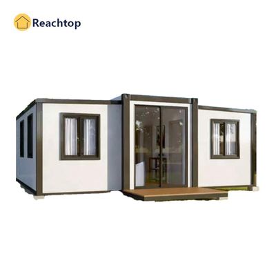 Cuadro de acero galvanizado Casa de contenedores plegables móviles modernos con baño