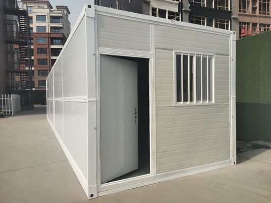 Construcciones de acero plegables de 20 pies viviendas prefabricadas modulares con piso de tablero MGO de 18 mm