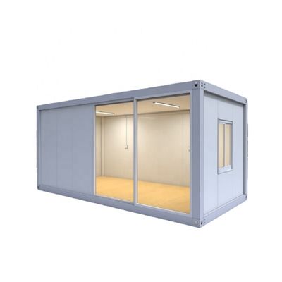 Estante de acero Prefab Móvil portátil 20ft 40ft Casas modulares Casa de contenedores