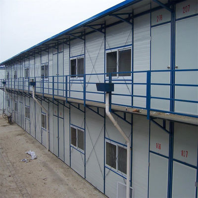 Casa prefabricada moderna de acero ligero tipo K con ventana corredera de PVC
