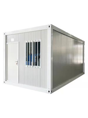 Casa de contenedores desmontable con panel de sandwich de marco de acero para una vida sostenible