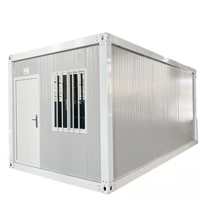 Casa de contenedores desmontable con panel de sandwich de marco de acero para una vida sostenible