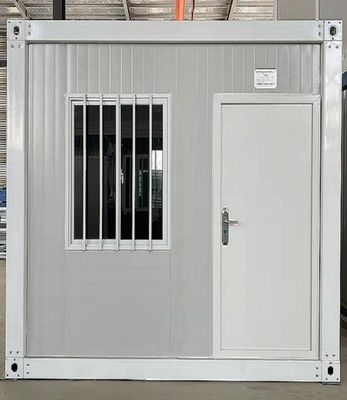 Casa de contenedores desmontable con panel de sandwich de marco de acero para una vida sostenible