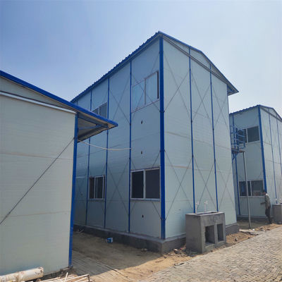 Alojamiento para trabajadores Casa prefabricada en T para trabajadores de la construcción