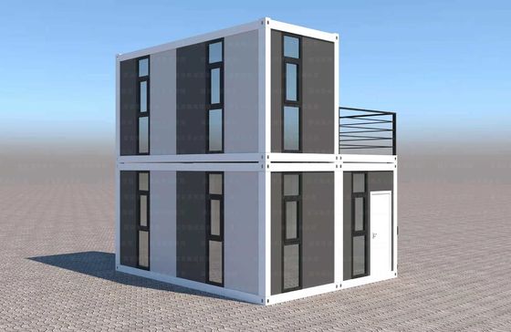Casa de contenedores prefabricada de 18 mm para eficiencia de oficina en el hogar