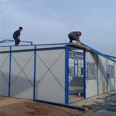 Oficina moderna de 4 dormitorios Casas prefabricadas Kt de lujo con ventana corredera de PVC