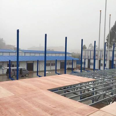 Oficina moderna de 4 dormitorios Casas prefabricadas Kt de lujo con ventana corredera de PVC