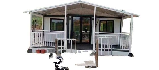 Casa plegable prefabricada de 20 pies Contenedor expandible Taller de hogar Almacén Oficina