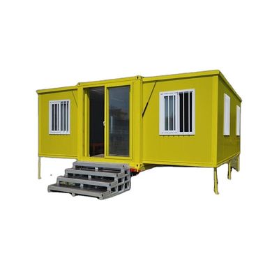 Casa plegable prefabricada de 20 pies Contenedor expandible Taller de hogar Almacén Oficina