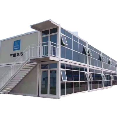 Casa de contenedores de diseño moderno Cabina de troncos original en vivienda prefabricada Casas móviles de lujo