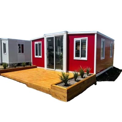 Puerta de acero Casa de contenedores móviles de vida para prefabricados hechos a medida Extensible