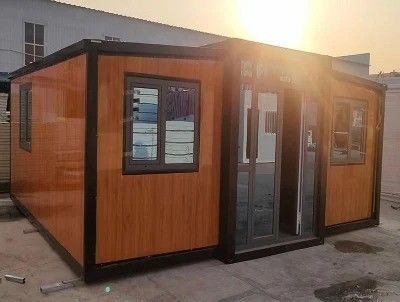 Puerta de acero Casa de contenedores móviles de vida para prefabricados hechos a medida Extensible