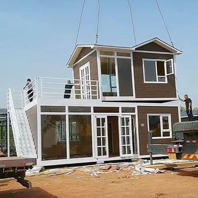 Vive Villa de Luz Casa Móvil Prefabricada Con Acero Y Tabla Sandwich