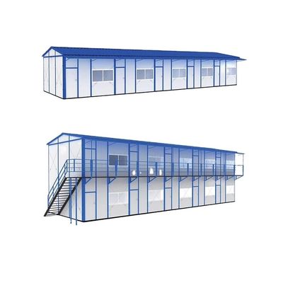 Construcción de talleres y almacenes Casa de contenedores ensamblada con estructura de acero ligero