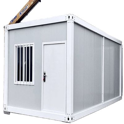 Estante de acero Prefab Móvil portátil 20ft 40ft Casas modulares Casa de contenedores
