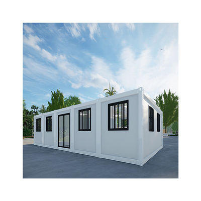 Casa de contenedores prefabricada asequible para hotel en blanco/gris/negro