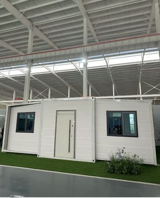 Casa familiar de lujo Contenedor prefabricado expandible Casa con diseño móvil y plegable