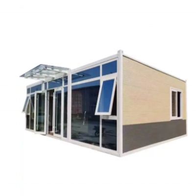Casas de contenedores 20 pies para vivienda móvil supermercado de compras en el hogar taller de hospital
