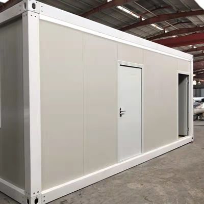 Panel de sandwich de acero móvil modular moderno prefabricado con ventana corredera de PVC