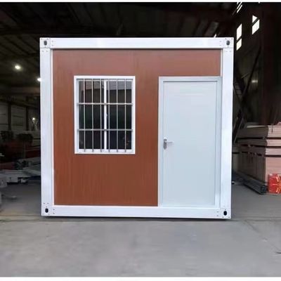 Panel de sandwich de acero móvil modular moderno prefabricado con ventana corredera de PVC
