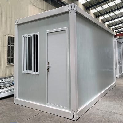 Panel de sandwich de acero fabricado Contenedor móvil Casa prefabricada para caja de guardia
