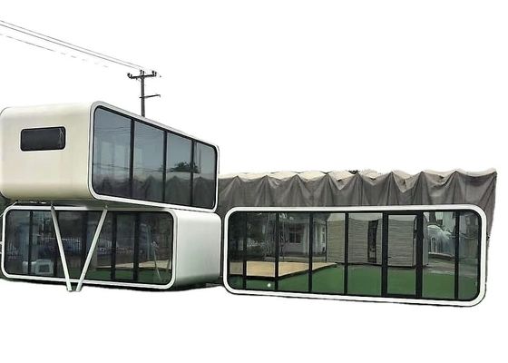 20 pies/40 pies estilo de diseño moderno Contenedor Casa de oficinas con estructura de acero ligero marco