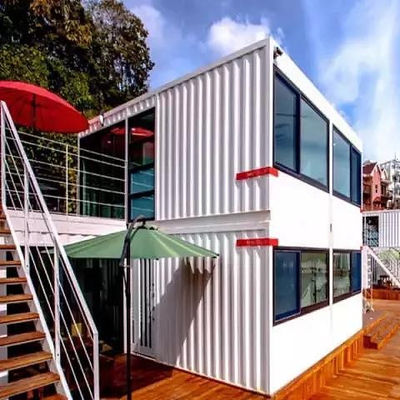 Moderno fácil de ensamblar Lowes Prefab Home Kits Casa con ventana corredera de PVC