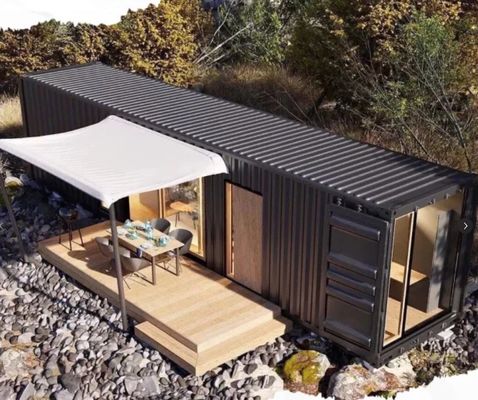 Casas de contenedores de montaje sencillo Casas de contenedores modernas prefabricadas expandibles