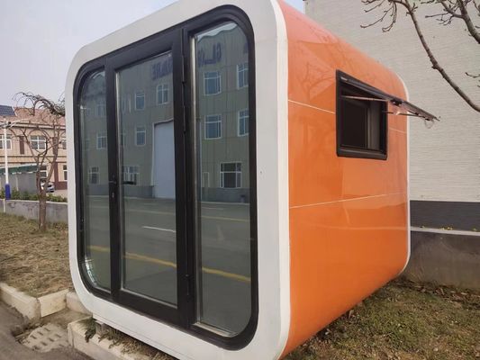 Ventaja de la casa prefabricada móvil de madera rápida instalación de la casa de contenedores de manzana inteligente