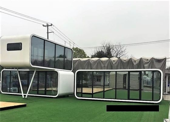 Ventaja de la casa prefabricada móvil de madera rápida instalación de la casa de contenedores de manzana inteligente