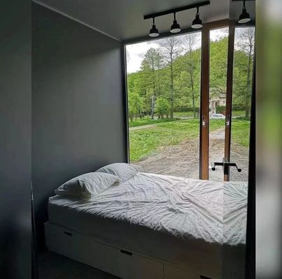 Casas de contenedores de montaje sencillo Casas de contenedores modernas prefabricadas expandibles