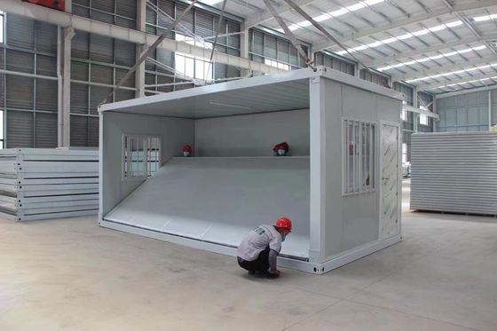 Construcción de almacenes Oficina Casa de contenedores con estructura de acero práctica