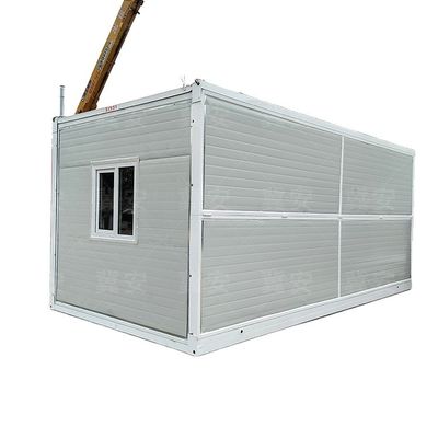 Casa de contenedores de acero de instalación rápida Casa con estructura de acero de ventana de aluminio