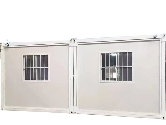 Casa de contenedores de acero de instalación rápida Casa con estructura de acero de ventana de aluminio