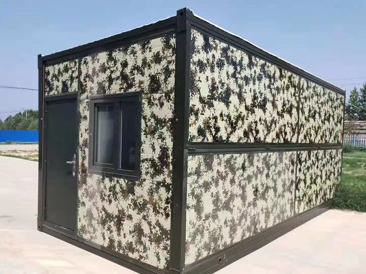 Casa de contenedores de acero de instalación rápida Casa con estructura de acero de ventana de aluminio