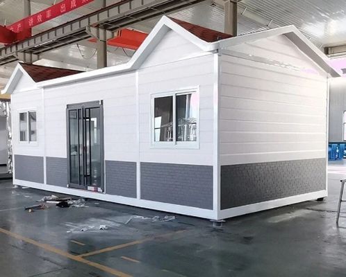 Casa de contenedores de lujo de acero 20 pies 40 pies casas prefabricadas modulares expandibles