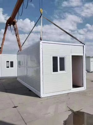 Casa de contenedores de acero de instalación rápida Casa con estructura de acero de ventana de aluminio