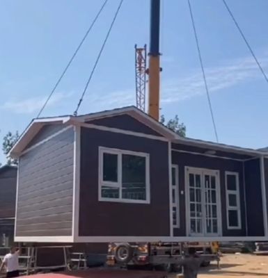 Casa de contenedores de lujo de acero 20 pies 40 pies casas prefabricadas modulares expandibles
