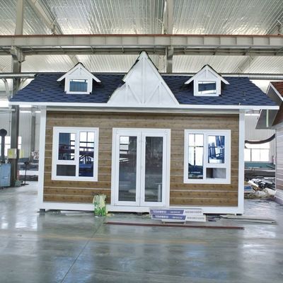 Casas prefabricadas de 20 pies Casa pequeña de lujo con piso de cartón MgO de 18 mm resistente