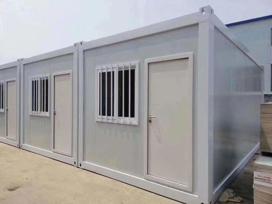 Contenedor de oficina portátil de 20 pies o 40 pies Contenedor modular Estructura de oficina móvil