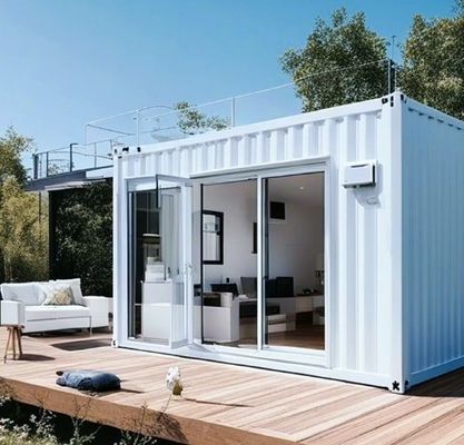 20 pies 40 pies Extensible Prefabricado Hoteles de familia con jardín de dormitorio Contenedor