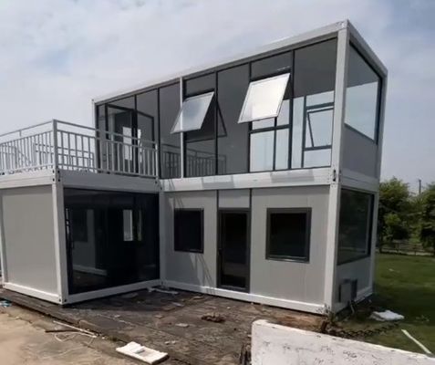 20 pies 40 pies Extensible Prefabricado Hoteles de familia con jardín de dormitorio Contenedor