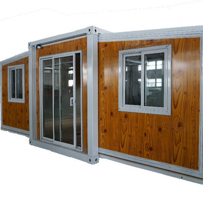 Cuadro de acero ligero galvanizado 20 pies Casas modulares expandibles con ventana corredera de PVC