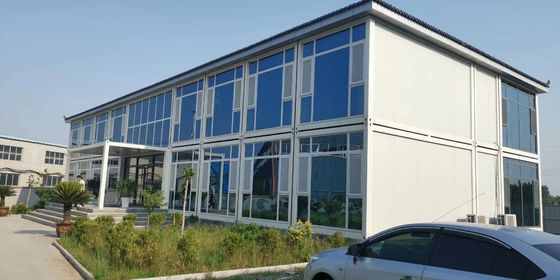 Contenedor de oficina portátil de 20 pies o 40 pies Contenedor modular Estructura de oficina móvil