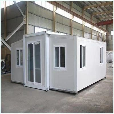 Cuadro de acero ligero galvanizado 20 pies Casas modulares expandibles con ventana corredera de PVC