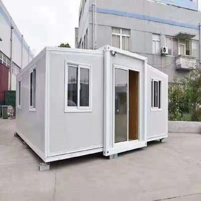 Cuadro de acero ligero galvanizado 20 pies Casas modulares expandibles con ventana corredera de PVC