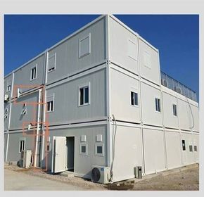 Solución de casas de contenedores prefabricadas de 18 mm de cartón MGO con soporte en línea