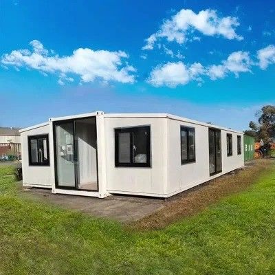 Casa de contenedores móvil de diseño moderno para la transformación de la oficina en el hogar