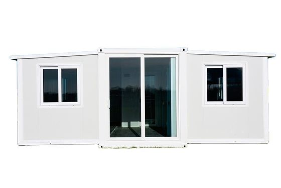 Panel de sándwich de instalación rápida portátil 20/40FT Casa de contenedores prefabricada para vivienda de lujo