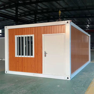 Casas prefabricadas de contenedores con ventana corredera de PVC con marco de acero galvanizado